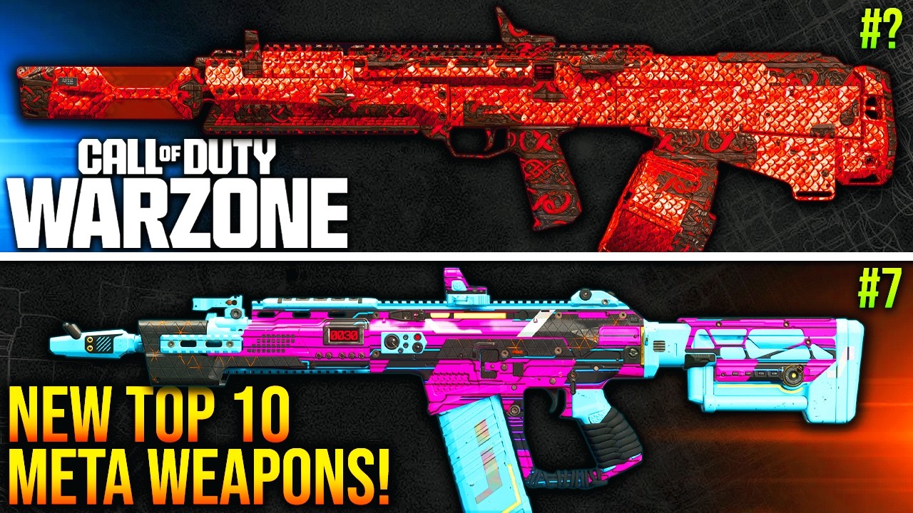 WARZONE: New TOP 10 BEST META LOADOUTS After Update! (WARZONE META Weapons)