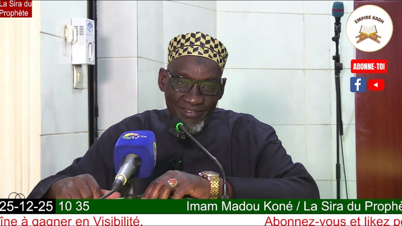 Imam Madou Koné la Sira du Prophète Mohamed S.A.W le rappel profite au croyant (40)