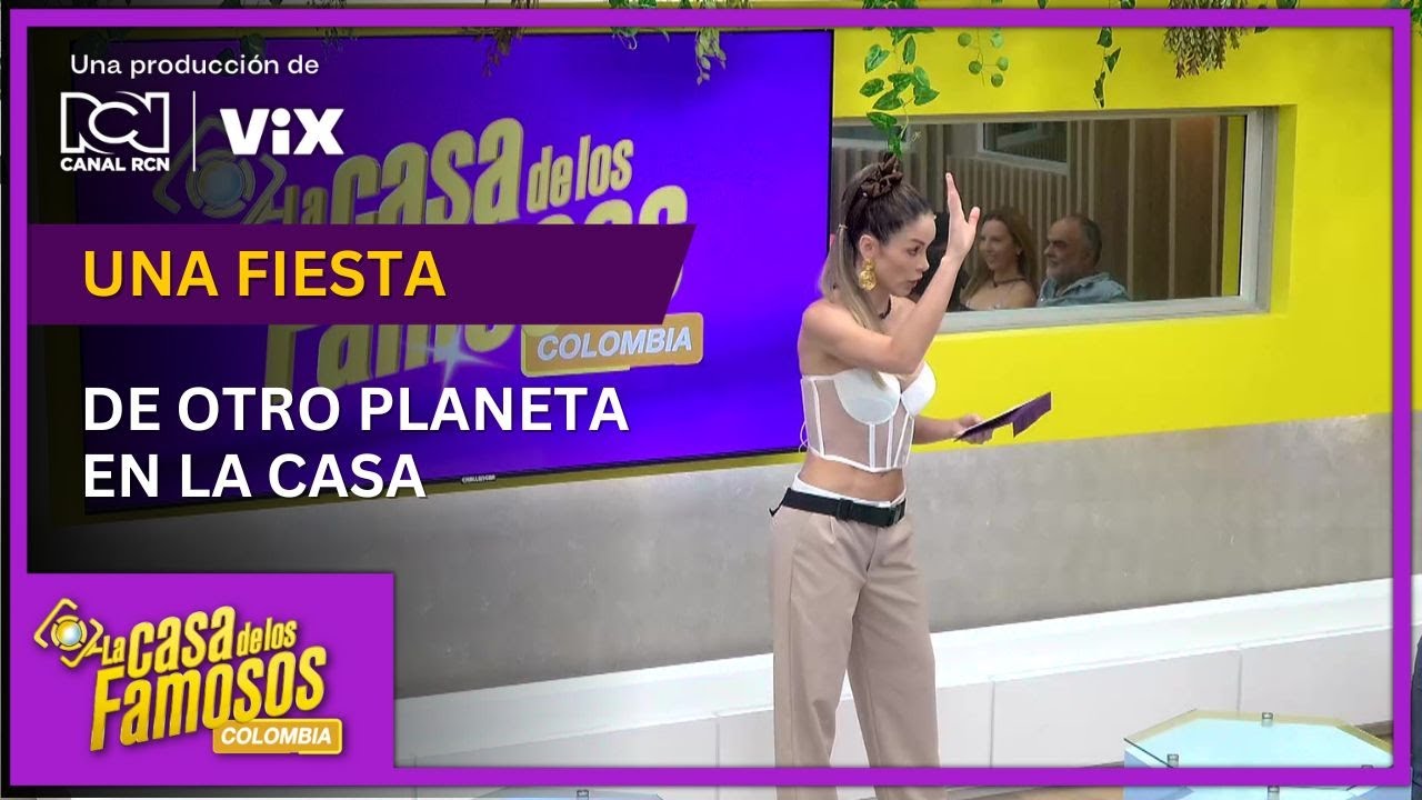¡Las celebridades de La casa de los famosos Colombia se preparan para una fiesta de otro planeta!