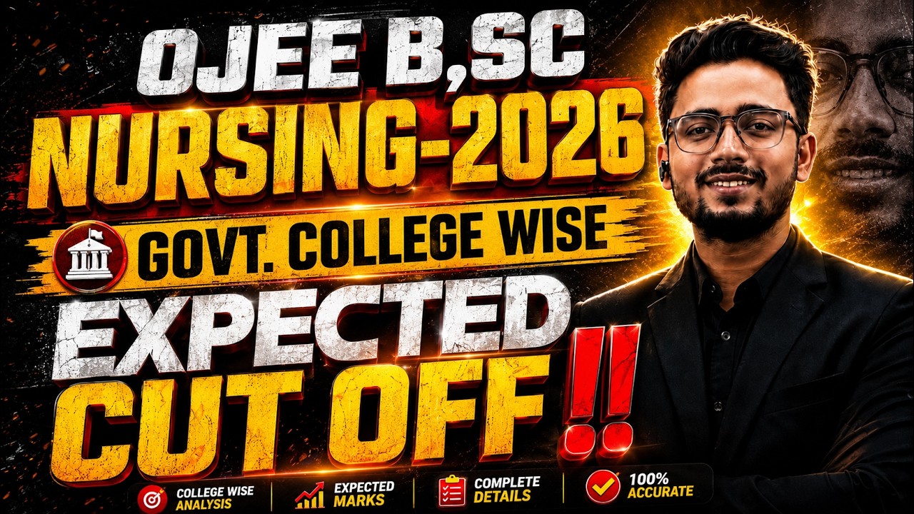 OJEE B.Sc Nursing 2026 Expected Cut Off | Govt College Wise Cutoff Analysis | BY SURESH SIR
