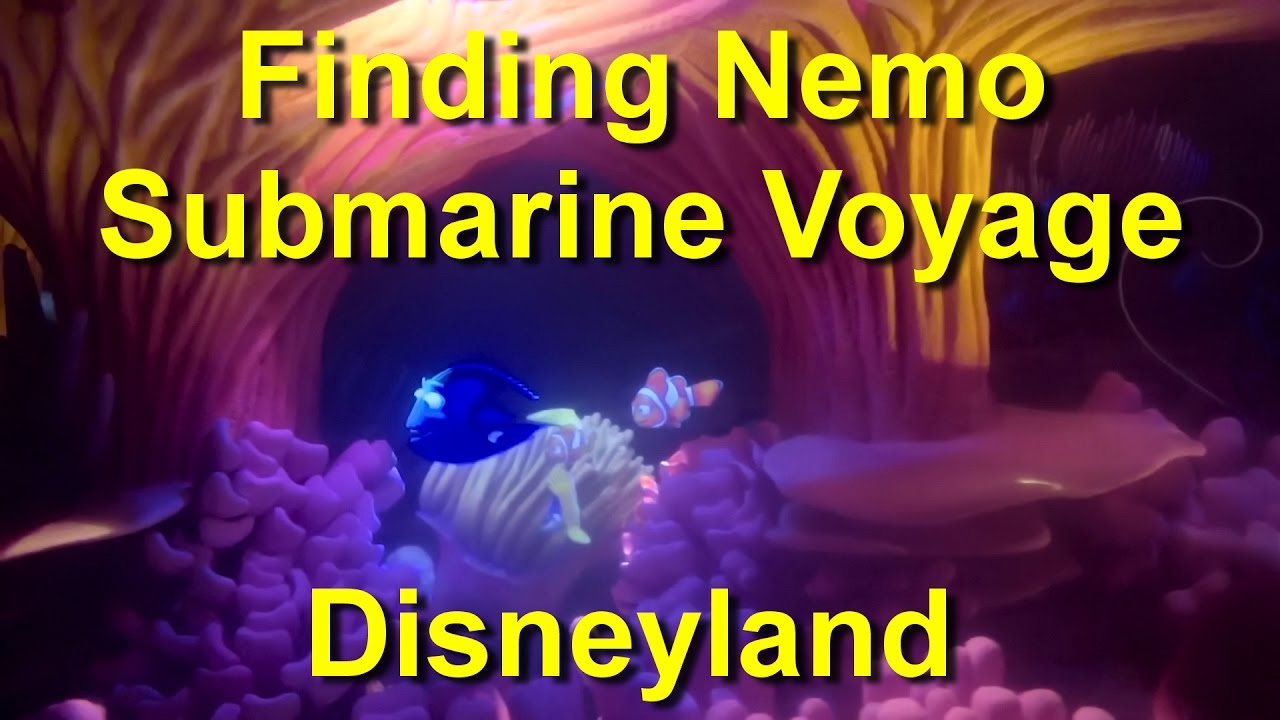 Disneyland Finding Nemo Submarine Voyage On Ride Low Light POV