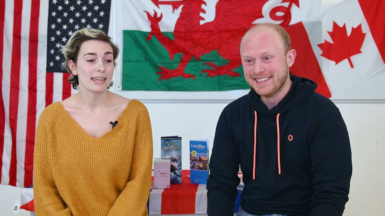 Madame kouchouk et Monsieur Merlevede  présente l'Anglais  au lycée