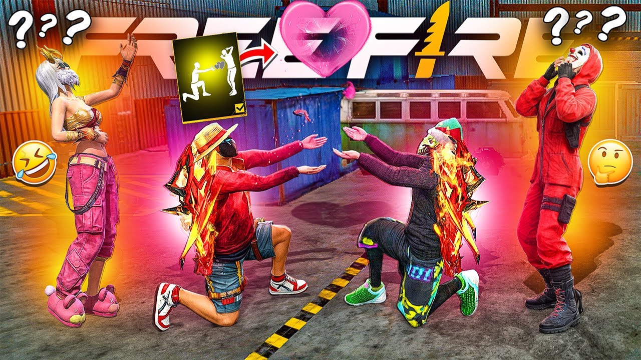TROLLEAMOS con EL EMOTE DE AMOR en LOBO SOLITARIO 😂 FREE FIRE