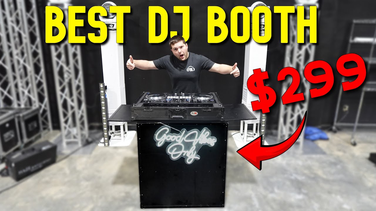 DJ Furniture Type Booth for CHEAP (Pro X T-Table Setup)