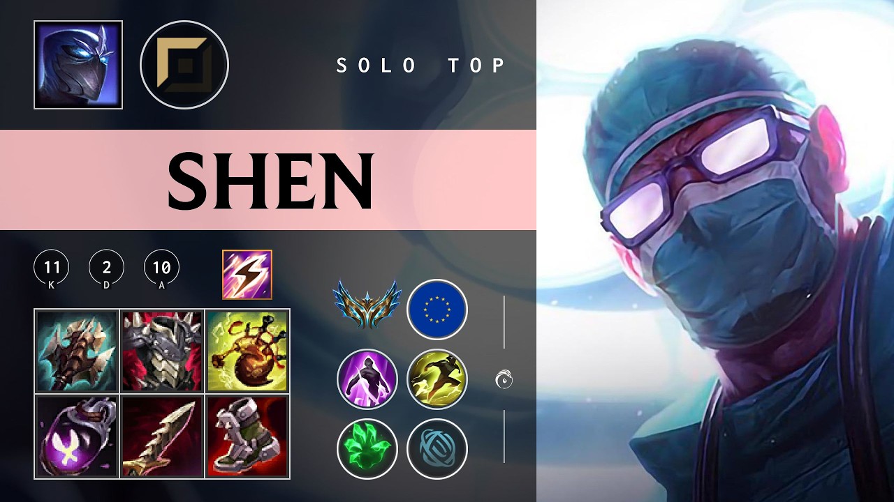 Shen Top vs Pantheon - EUW Challenger Patch 26.04