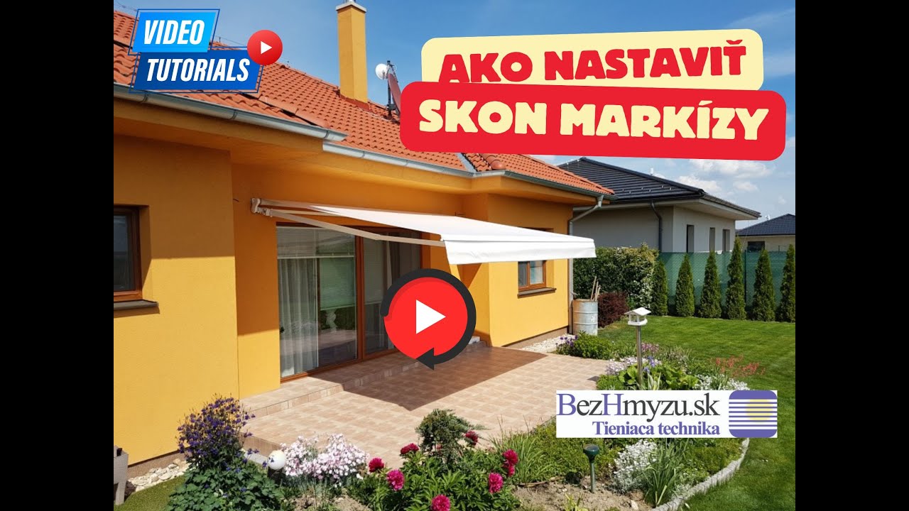 Ako vyrovnať sklon markízy za 5 minút – jednoduchy trik
