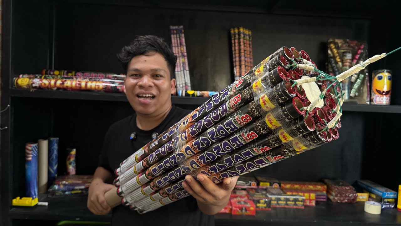 MERAKIT MERCON BASOKA ROMAN CANDLE 200 SHOT UNTUK MALAM TAHUN BARU 2026!!! MANTAB