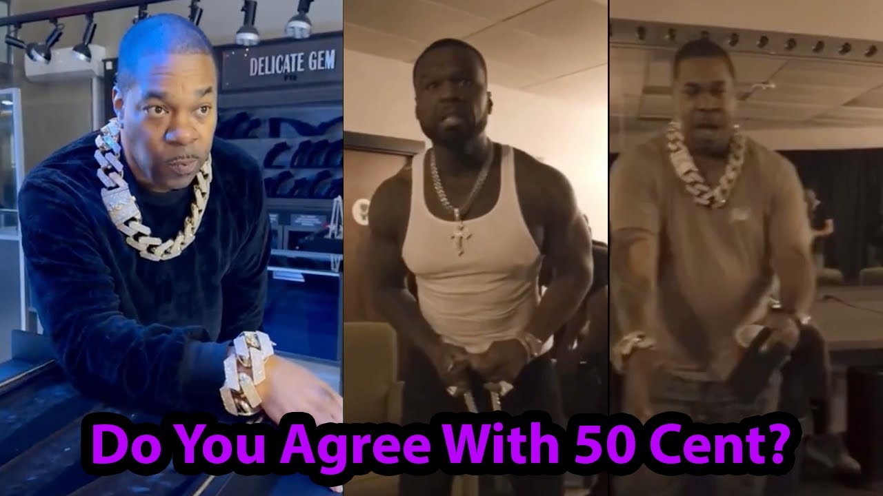 50 Cent Tells Busta Rhymes His Honest Opinon About His Jewlery!