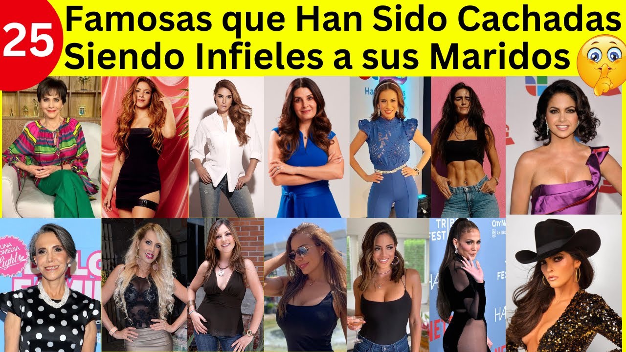 Famosos que han sido cachadas siendo infiel a su Marido y a lo Mejor no Sab&iacute;as