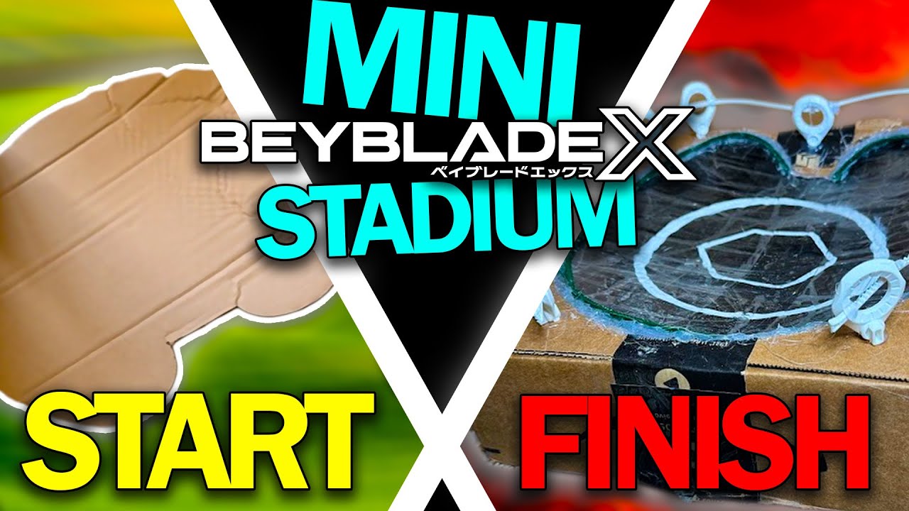 Как сделать Mini Beyblade X Stadium