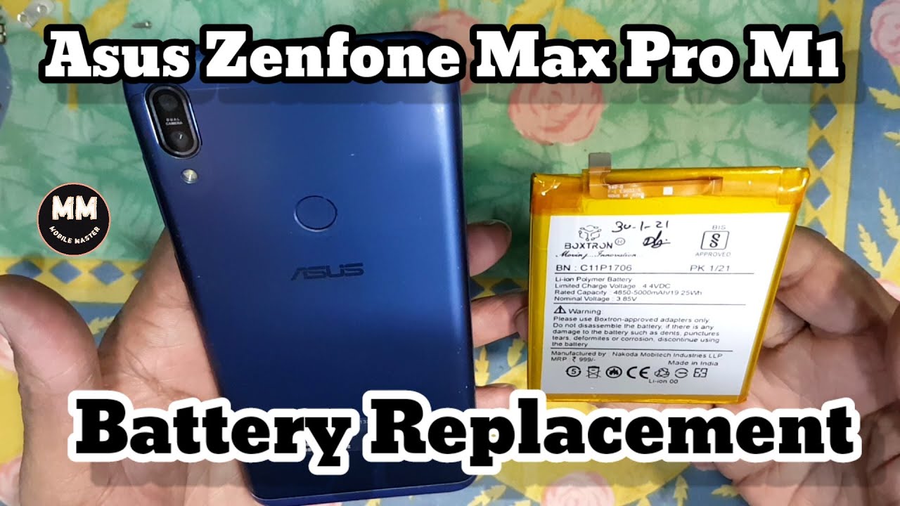 Asus zenfone Max Pro M1 Battery Replacement | Replace Battery Zenfone Max Pro |
