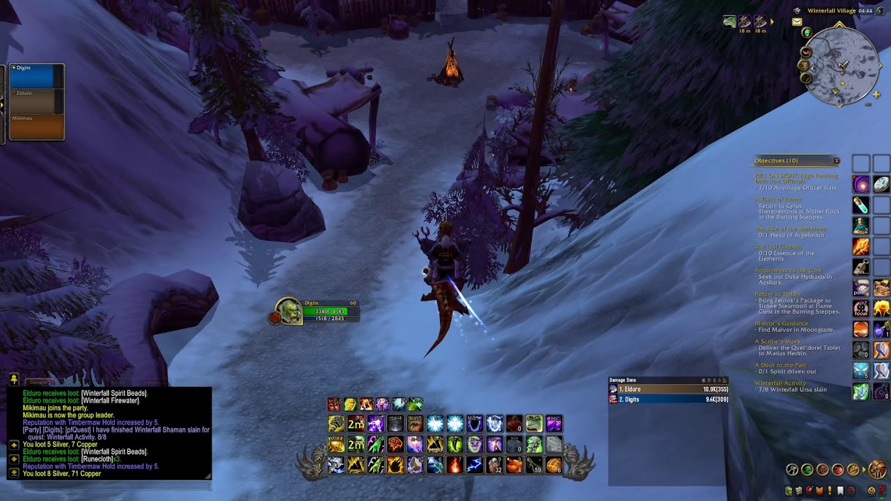 late night WSG  - Level 60 Shaman  Project Epoch Gurubashi PVP