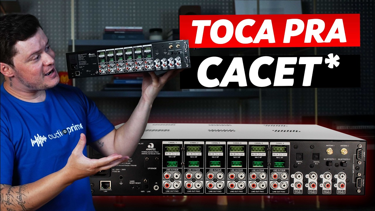 UNBOXING FMR 6 AMPLIFICADOR FRAHM MULTIROOM PARA VÁRIOS AMBIENTES | AUDIO PRIME
