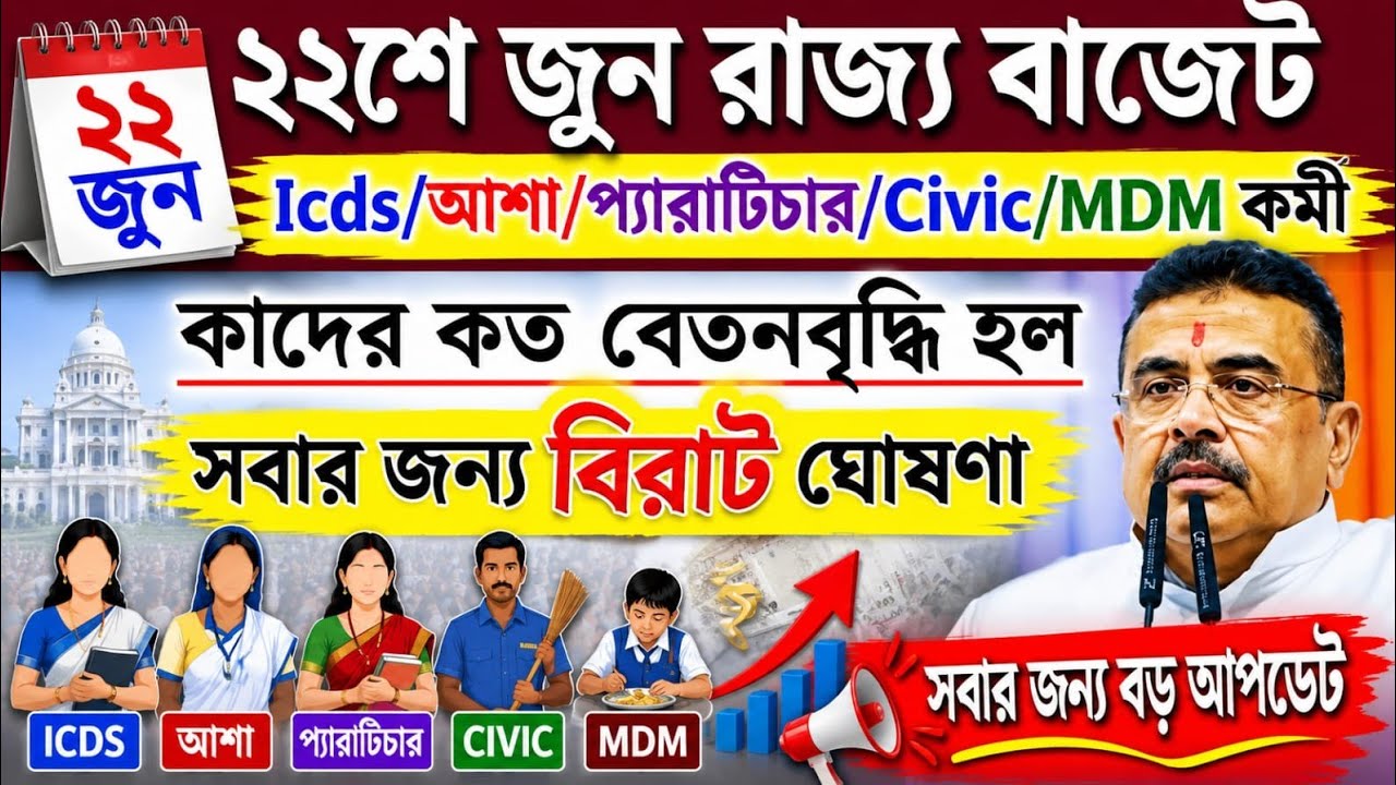 Salary Hike for All Contractual and Temporary Workers | Para Teacher News Today | WB Anganwadi Sa...