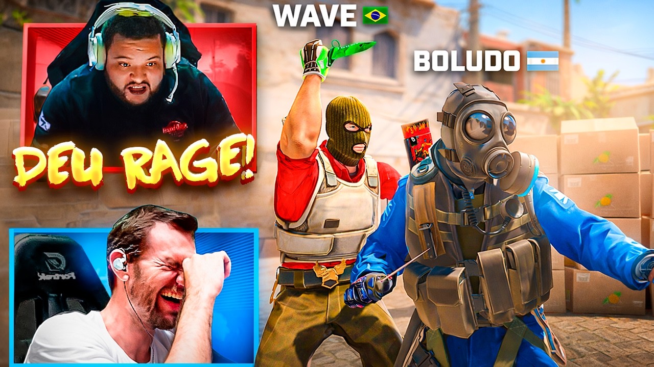 WAVEIGL LEVEL 2 DESTRUIU O PSICOLOGICO DO STREAMER ARGENTINO LEVEL 10 NO CS2KKKKKKKKKKKKKKK