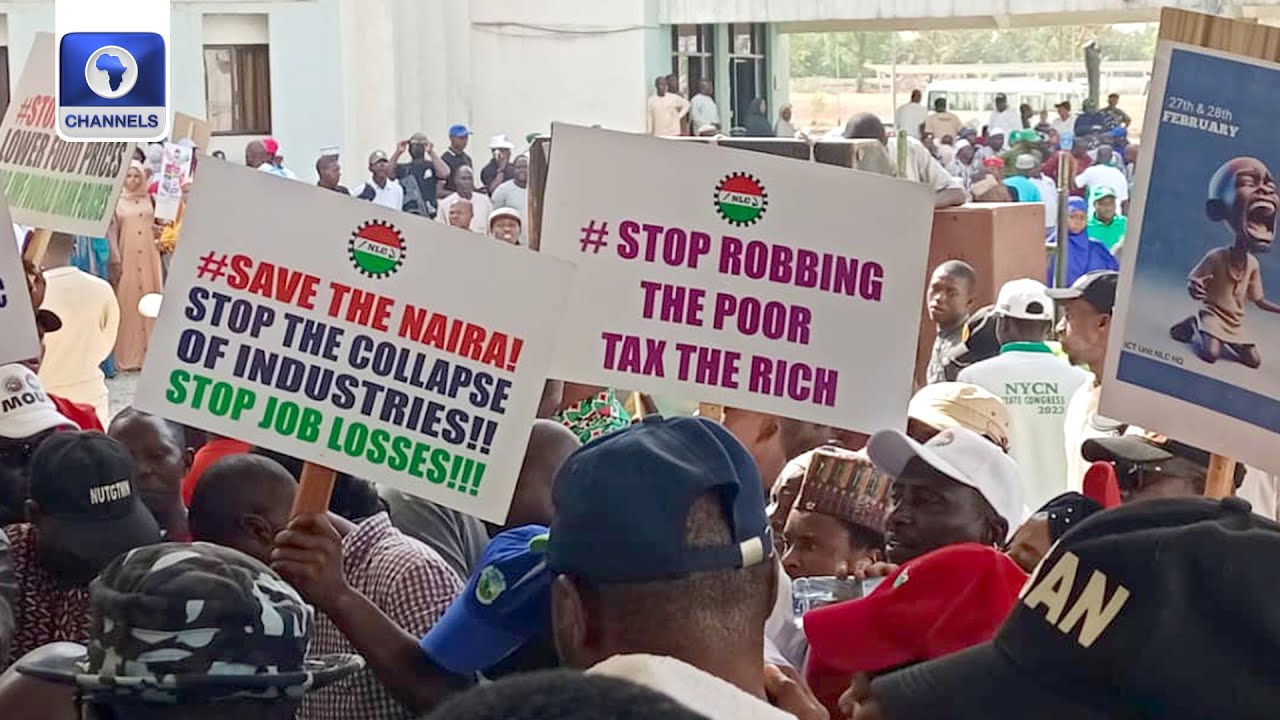 Channels Correspondents In Lagos, Kano And Abuja Give NLC Protest Updates