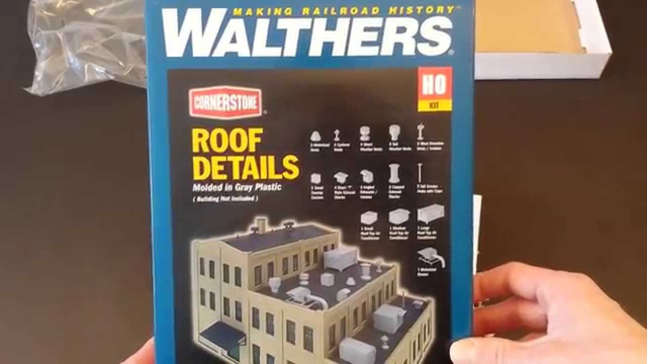 Walthers Roof Details HO Scale Kit Review