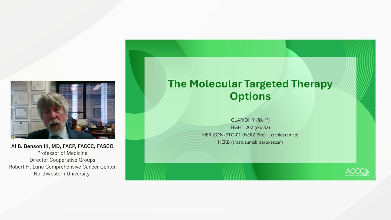 Biliary Tract Cancers | Evolving Treatment Landscape: Molecular Testing and First-Line Therapy