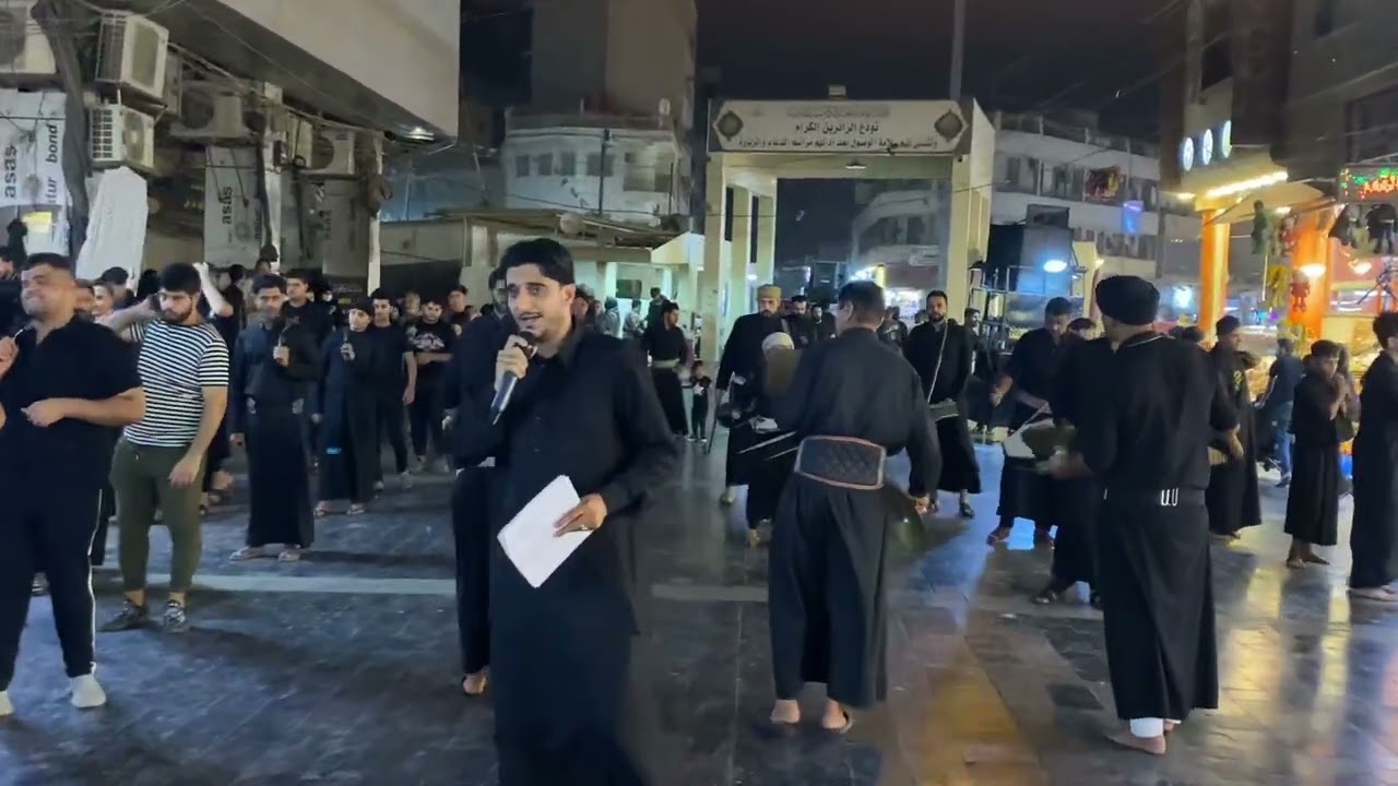 موكب عزاء اهل البيت الطوبجي اليوم السابع من استشهاد الامام ابا الفضل العباس عليه السلام  محرم 2022