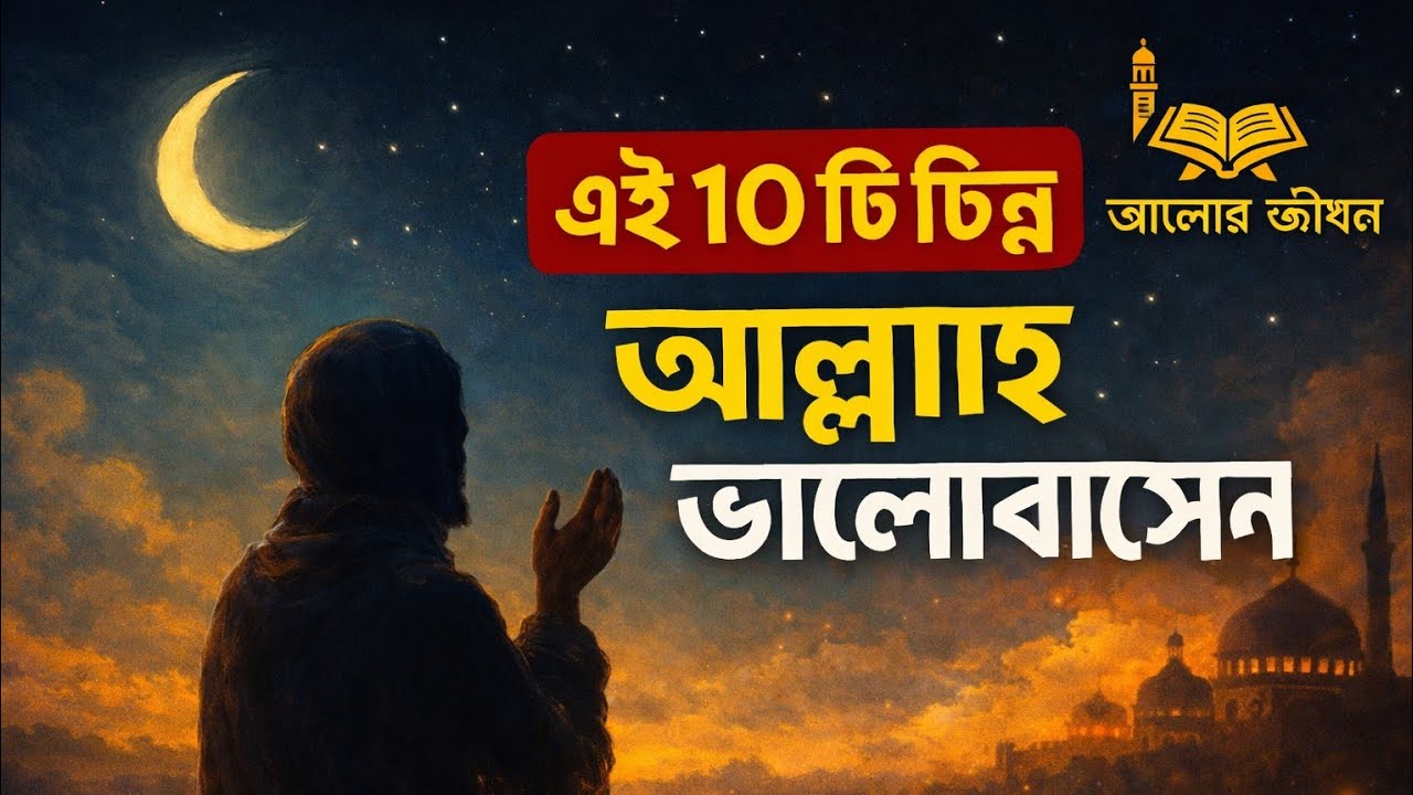 আল্লাহর ভালোবাসার ১০টি চিহ্ন যা আপনি জানেন না | জীবন বদলাবে । Alor jibon 