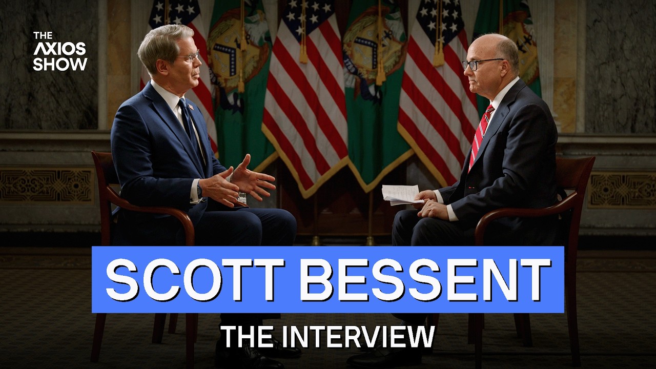Trump's Treasury chief on prices, AI and Iran | The Axios Show