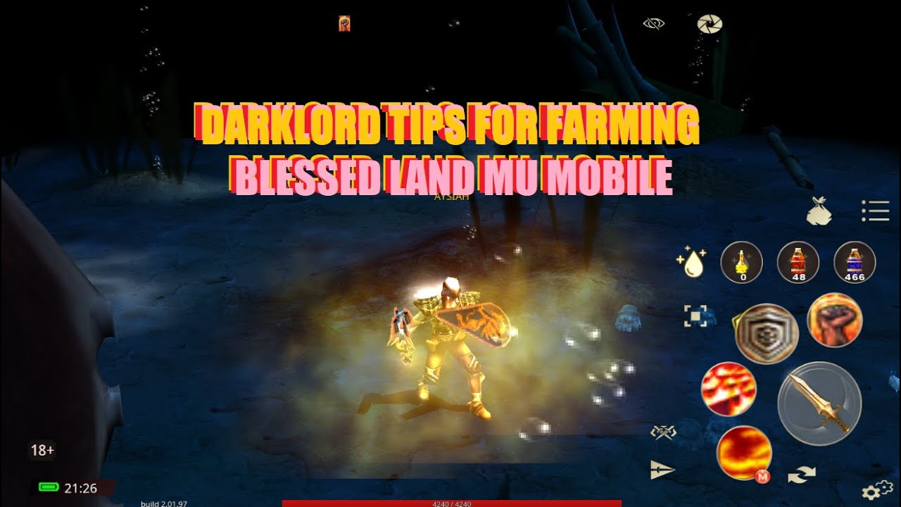 DARK LORD STARTER STATS BUILD FOR PVE&PVP FOR BEGINNERS - BLESSED LAND MU MOBILE