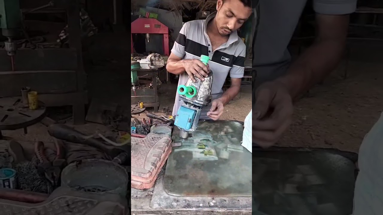 হাবগুয়া মোটরের শিল লাগানোর কাজ চার ডলার মোটর