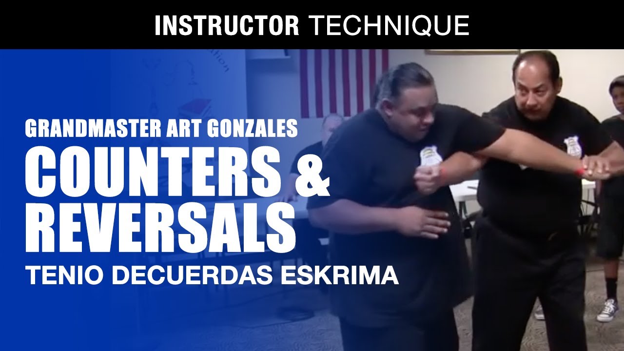 TENIO DECUERDAS ESKRIMA | COUNTERS & REVERSALS in Filipino Martial Arts | GM Art Gonzales