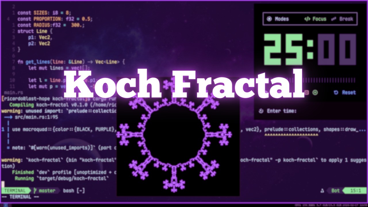 Let’s Code a Koch Fractal in Rust