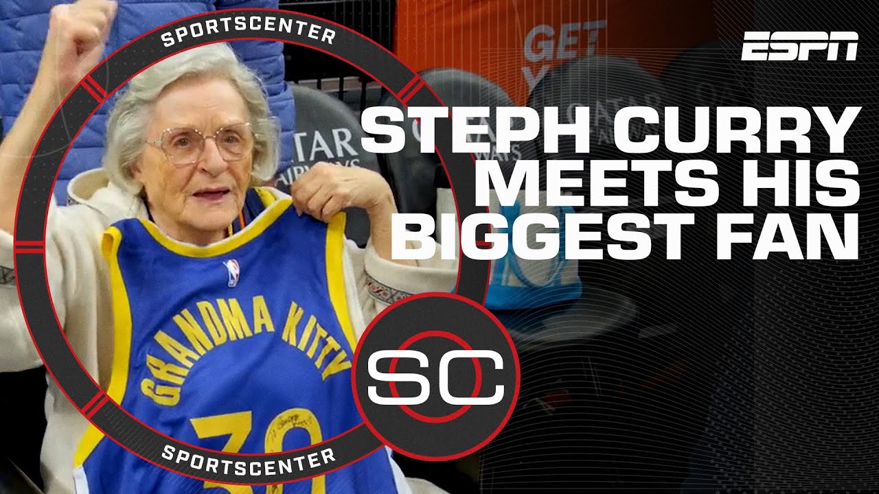 When Grandma Kitty met Steph Curry | SportsCenter