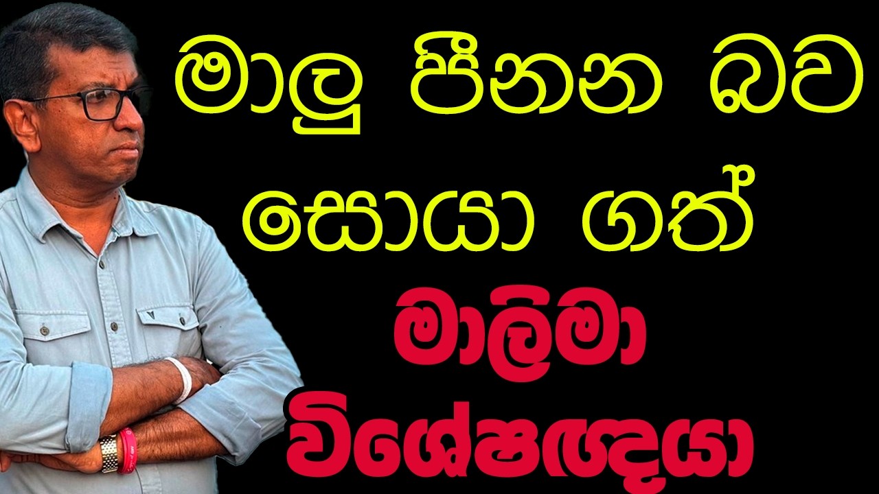 මාලු පීනන බව සොයා ගත් මාලිමා විශේෂඥයා