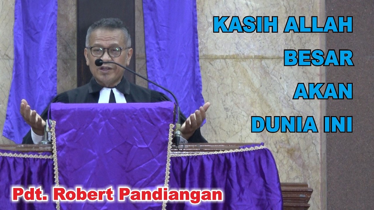 Khotbah Pdt. Robert Pandiangan, Minggu 1 Maret 26, 