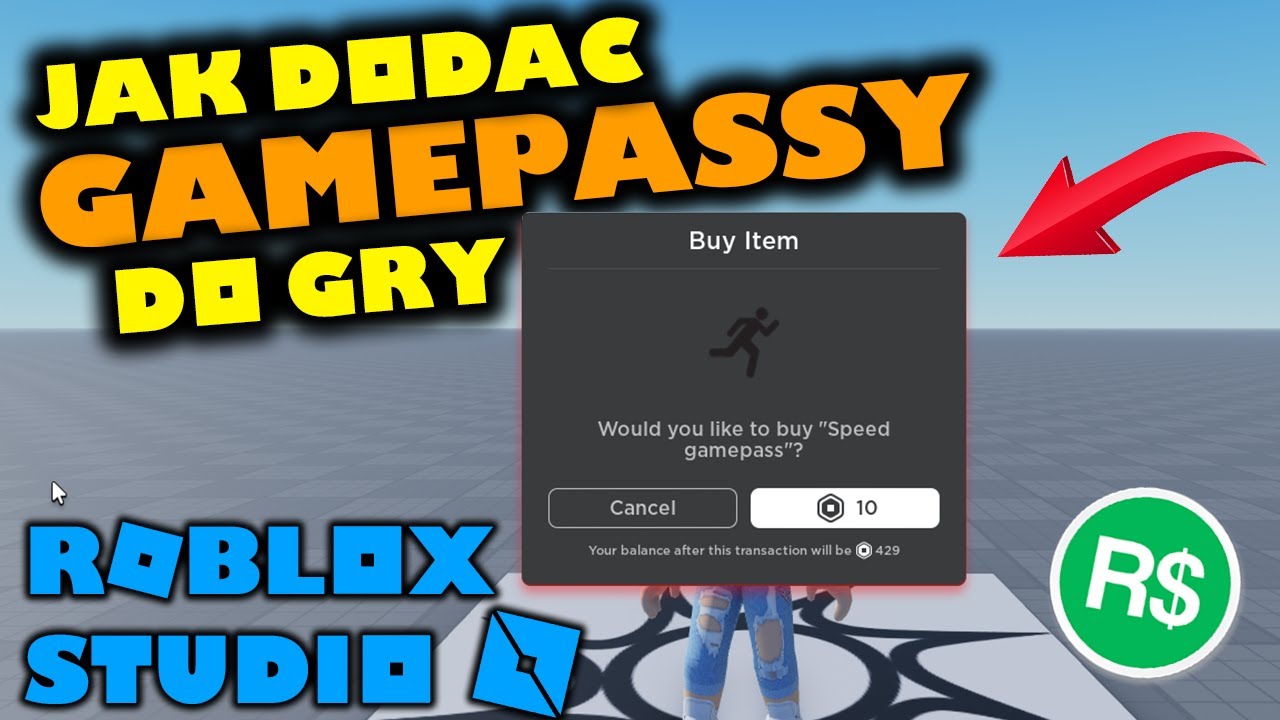 JAK DODAĆ GAMEPASSY DO GRY W ROBLOX?🎇TWORZENIE GAMEPASS-ów - PORADNIK ROBLOX STUDIO (zarabiaj ROBUX)