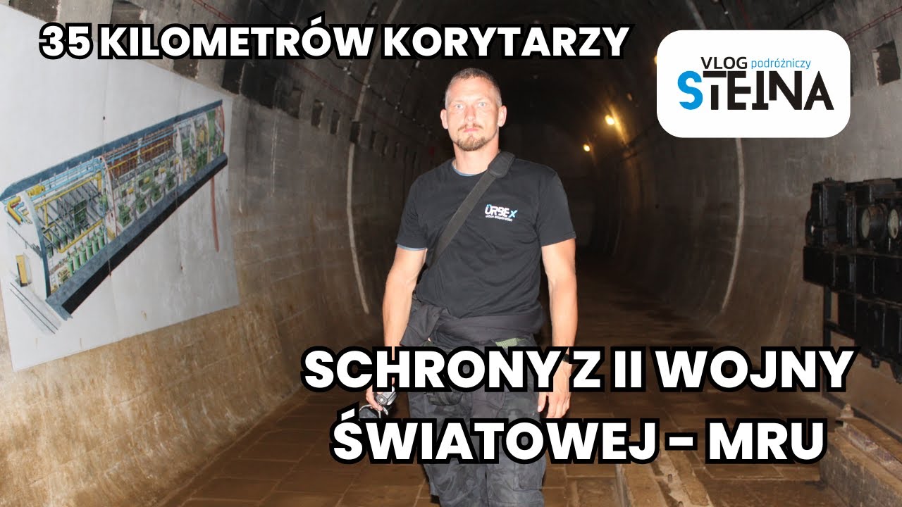 MRU - Międzyrzecki rejon umocniony - Czyli schron z 35 kilometrami tuneli pod ziemią! Vlog Steina