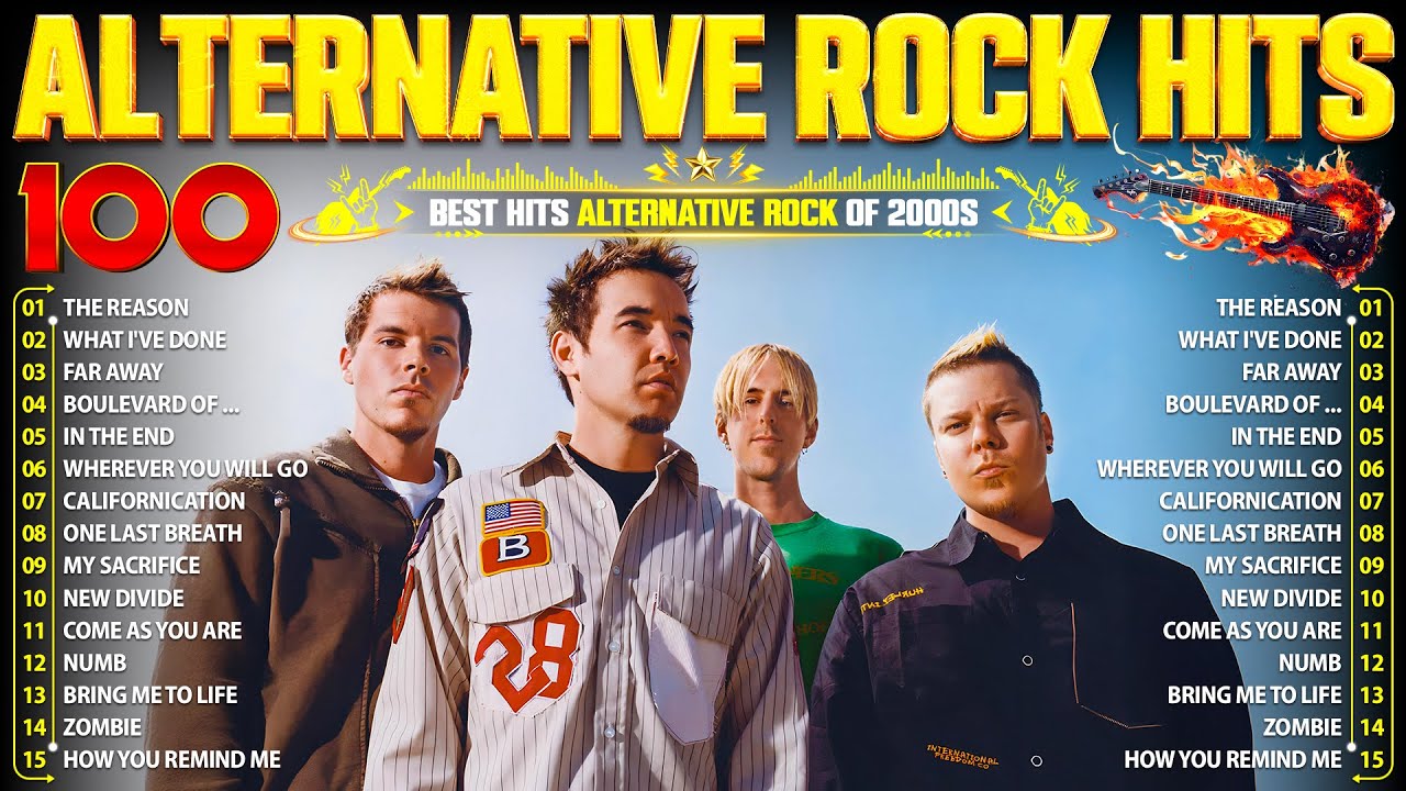 Hoobastank, Keane, Oasis, Coldplay, Audioslave, 3 Doors Down | Best Alternative Rock Songs 2000s