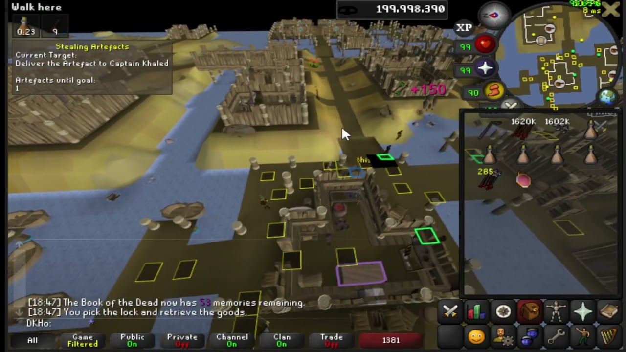 200m thieving
