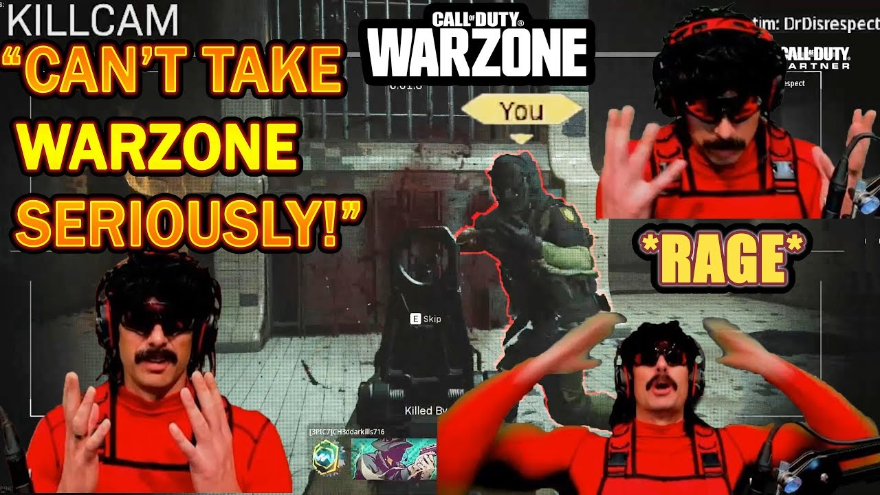 DrDisrespect Explains Why He CAN'T Take COD Warzone SERIOUSLY! (AIM ASSIST + SERVERS RAGE!)