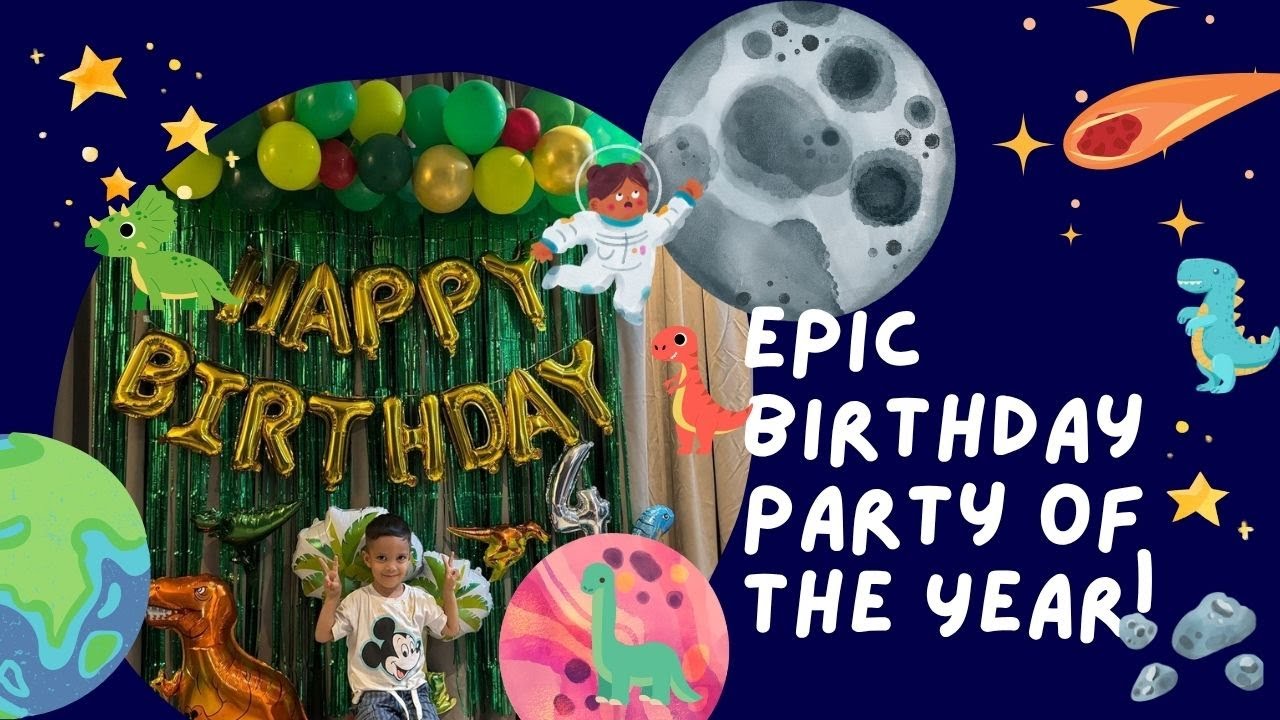 The Most UNFORGETTABLE Birthday Ever 😱🎂 | JEB 4th Birthday Party