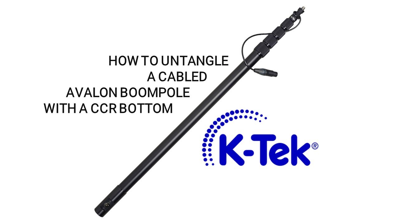 HOW TO UNTANGLE A CABLED AVALON BOOMPOLE WITH A CCR BOTTOM