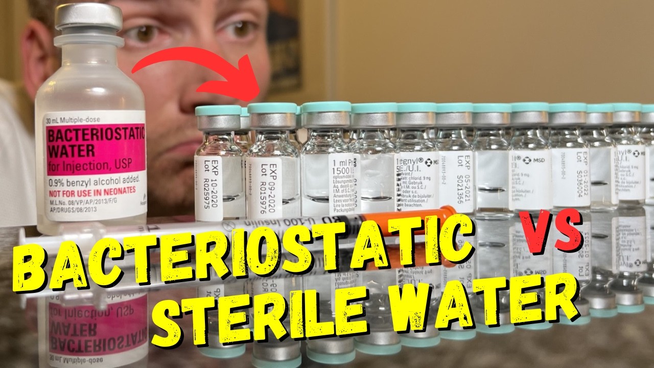 Bacteriostatic vs Sterile Water: Which One Should You Use?