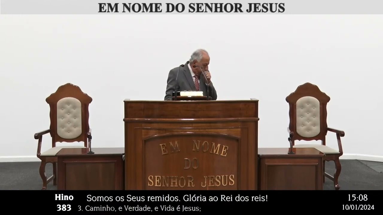 Hino 383 - Cristo é a Estrela (Culto Online CCB Brás)