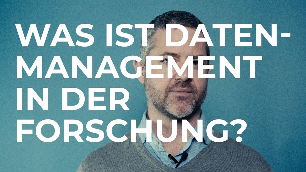 Was ist Datenmanagement in der Forschung? SCIENCE IN A MINUTE by SSPH+
