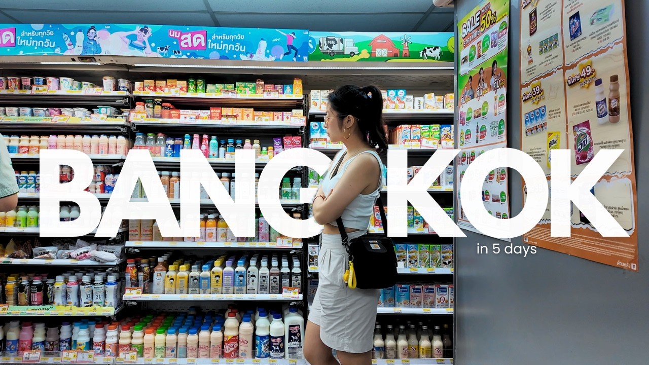 First time in BANGKOK 🇹🇭🛺 — 5 days eating GOOOD Thai food, exploring markets, malls and temples