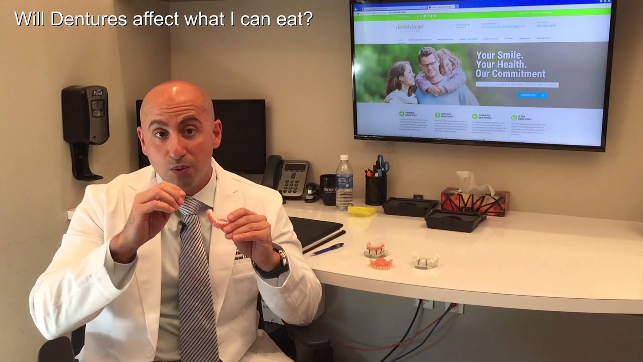 Will dentures affect what I can eat? | Daniel Daniel Dentistry