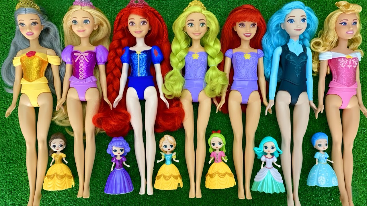 Cute Miniatures Disney Princess Frozen ELSA & Annall! elsa satisfying unboxing