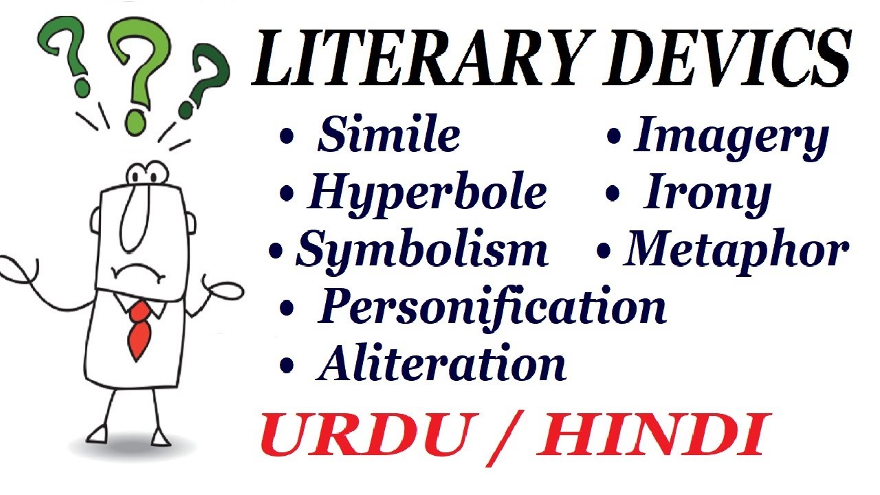 Literary Devices with Definition and Examples. |Figure of Speech| Urdu / Hindi