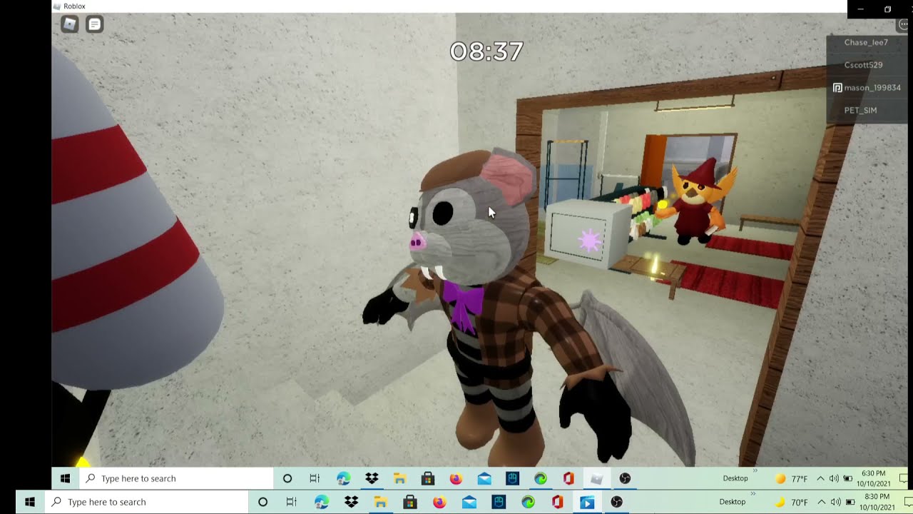 playing as bakari in piggy gameplay