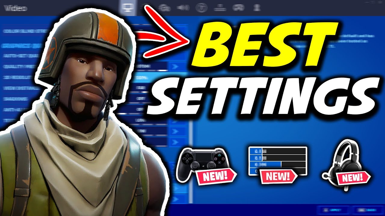 BrockPlaysFortnite's *NEW* Fortnite Settings And Controller Setup (Brock Plays Fortnite Settings)