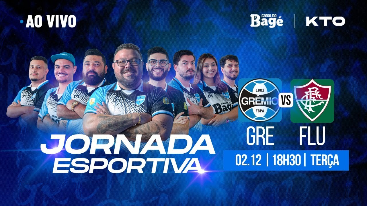AO VIVO - JORNADA DO BAG&Eacute; - GR&Ecirc;MIO X FLUMINENSE [ DIRETO DA ARENA ]