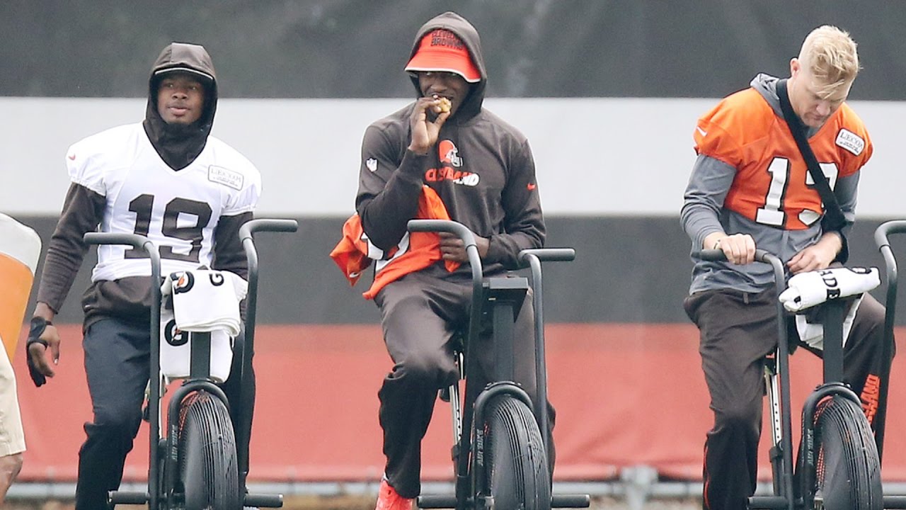 Hue Jackson on the benefit of all the Browns injuries